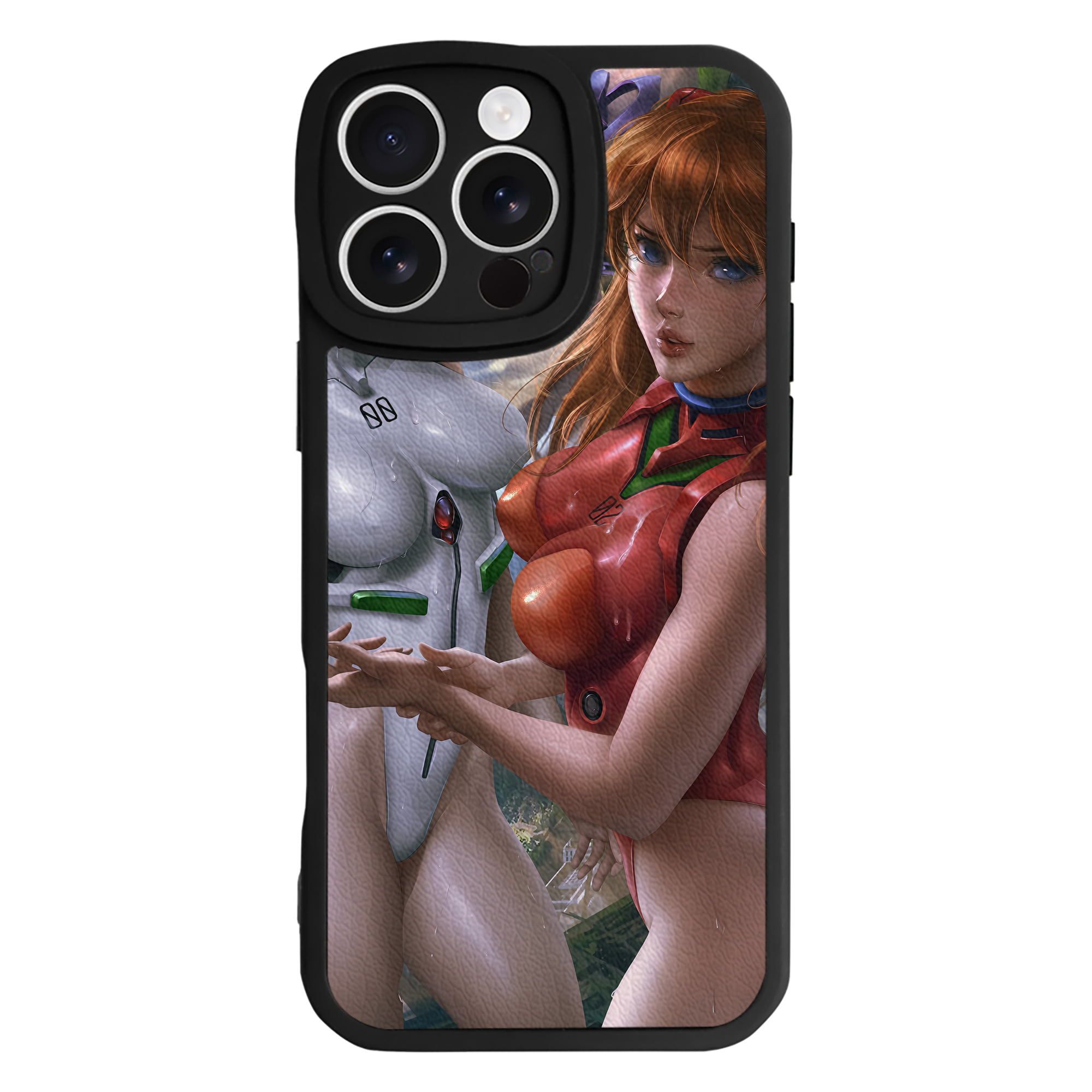 （画像用） EVA 新世紀エヴァンゲリオン 【iPhone 16シリーズ対応】シリコンスマホケース（レザー調） 材質：シリコン